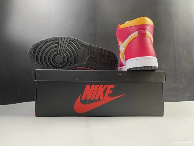 Air 1 OGLight Red 555088-603 High Jordan Fusion 0717